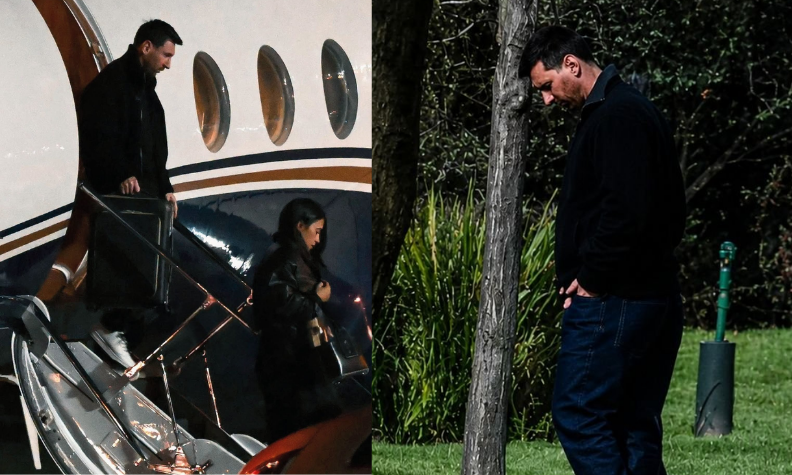 Messi lặng lẽ rời quê nhà bằng chuyên cơ riêng, chưa nguôi nỗi đau sau tang lễ của bố