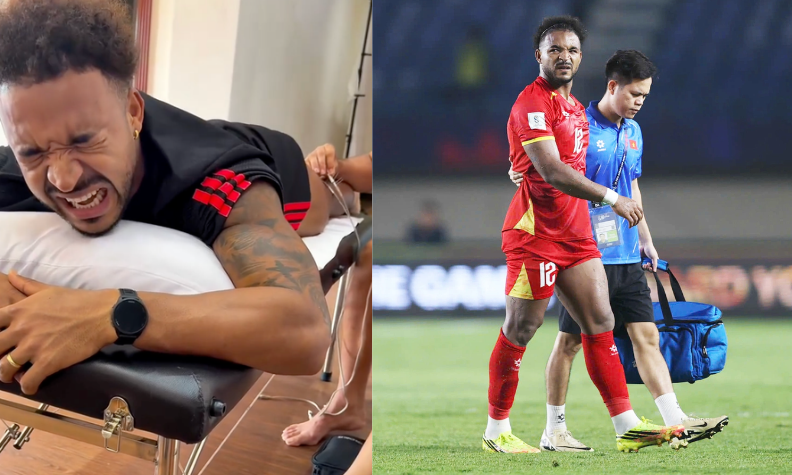 Xuân Son đau đớn tập hồi phục chấn thương, dân mạng khuyên "Bớt ăn chuối chiên lại"