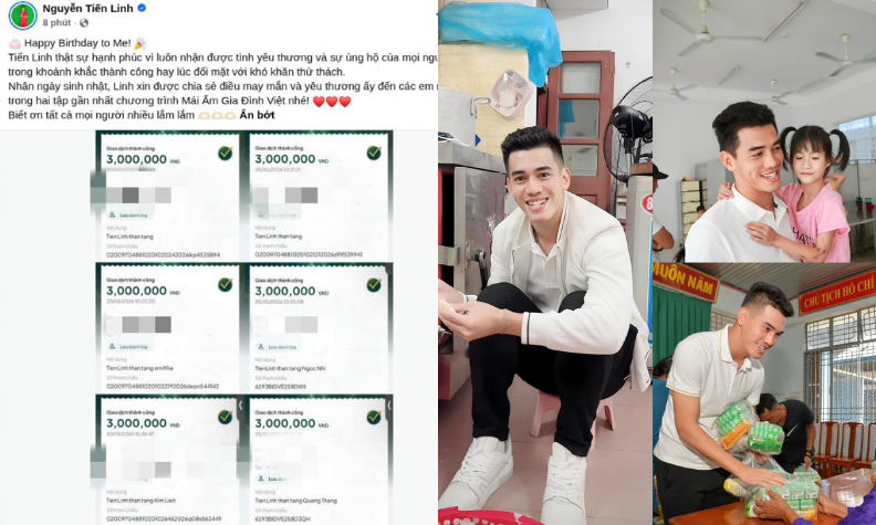 Tiến Linh mừng sinh nhật thứ 29 bằng nghĩa cử đẹp: Chuyển tiền giúp đỡ các em nhỏ Mái ấm Gia đình Việt, là cầu thủ chăm thiện nguyện nhất Việt Nam