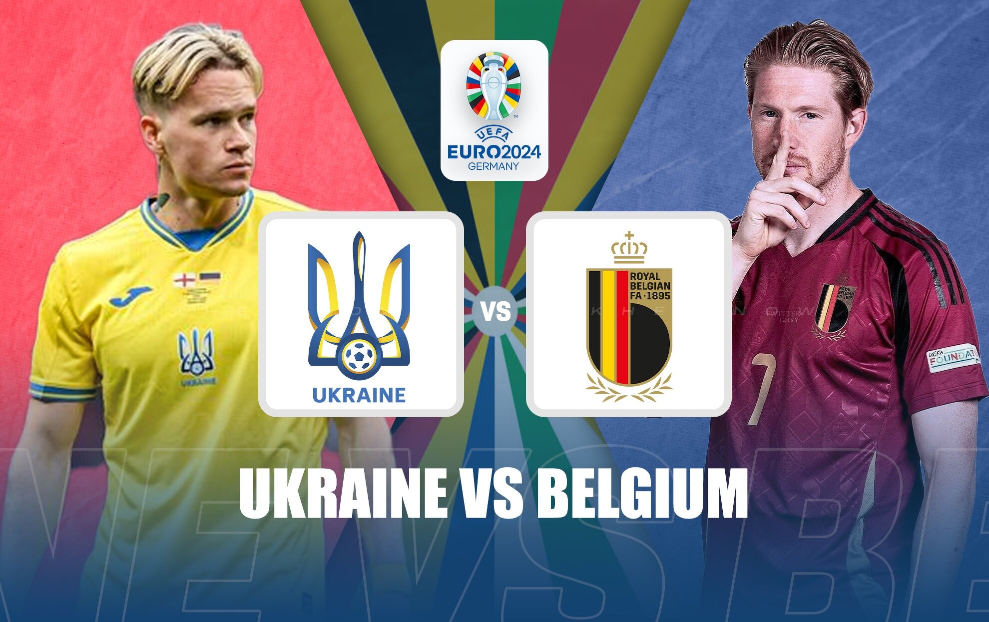 Trực tiếp bóng đá Euro Ukraine vs Bỉ - 23h00 ngày 26/06 Trực tiếp bóng đá Euro Ukraine vs Bỉ - 23h00 ngày 26/06