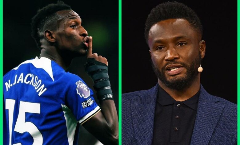 John Obi Mikel và Nicolas Jackson